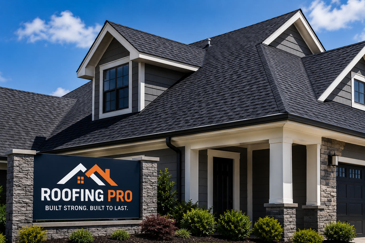 Roofing Pro website design — hero preview